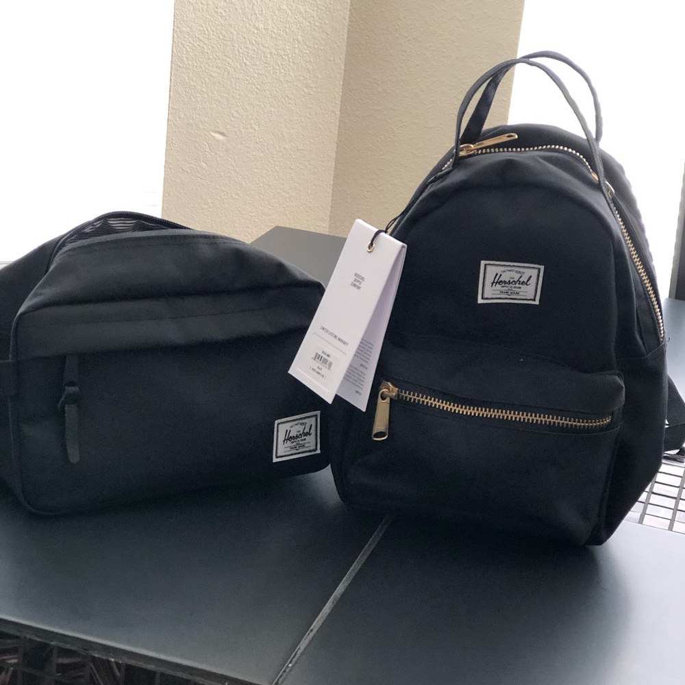 Bonus Two Hershel bags...